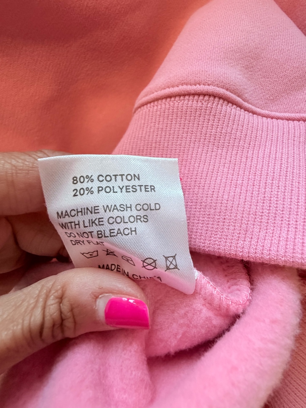 Parke Blush + Lavender Valentines Varsity Mockneck Sweater limited edition S/m - Picture 13 of 13